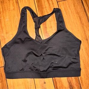 XL LLR SOLID BLACK Rise Invincible Bra EUC